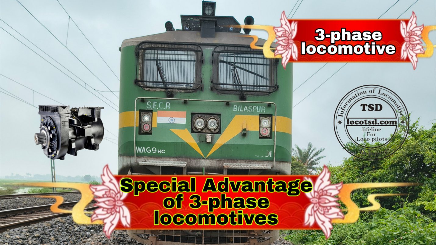 advantages of 3-phase locomotives