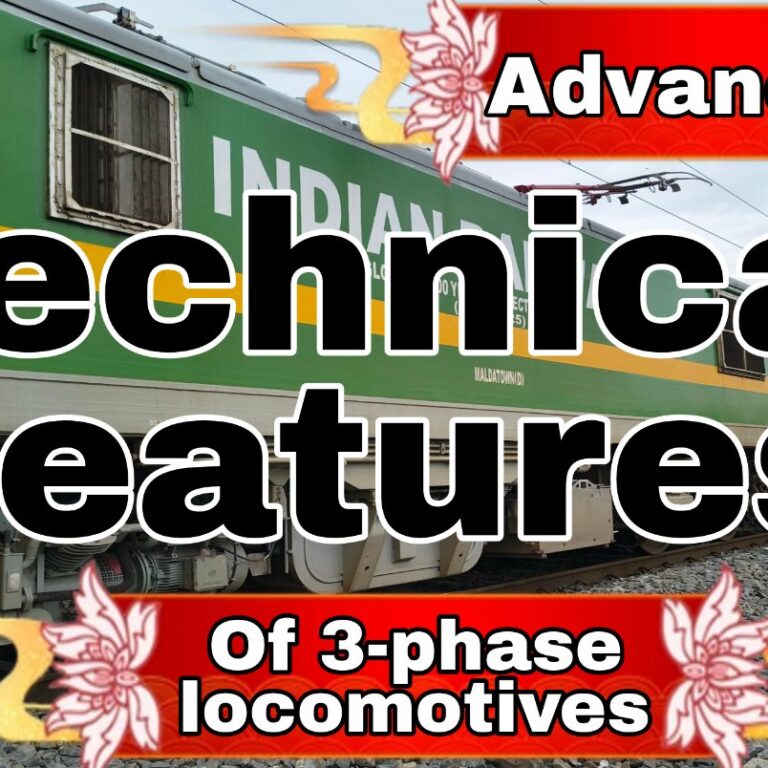 advanced technical features of 3-phase locomotive.