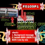 F0109p1 aux. wonding over urrent. my be isolate BUR-1/BUR-2/BUR-3.